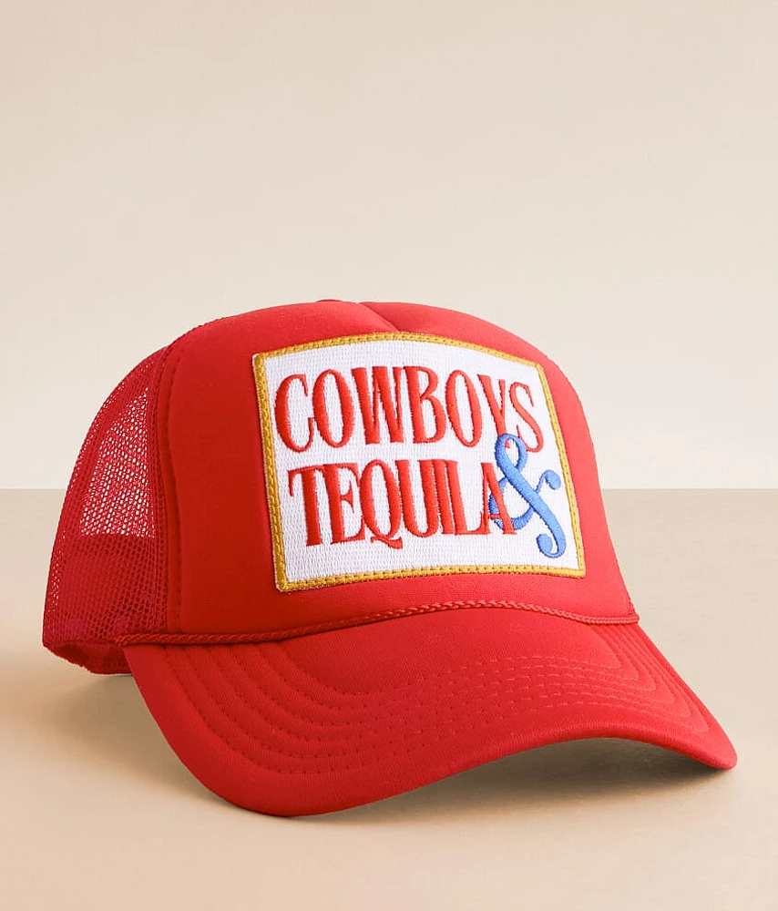 Friday Feelin' Cowboys & Tequila Trucker Hat