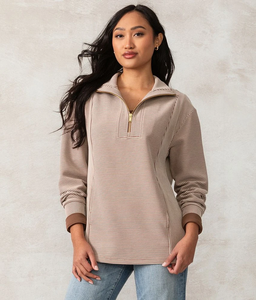 Buckle Black Meadow Quarter Zip Pullover