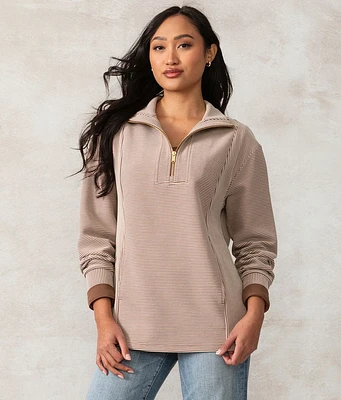 Buckle Black Meadow Quarter Zip Pullover