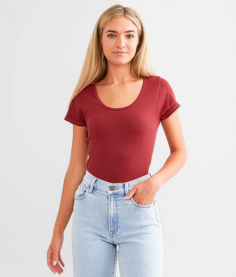 BKE core Ribbed Contour Top
