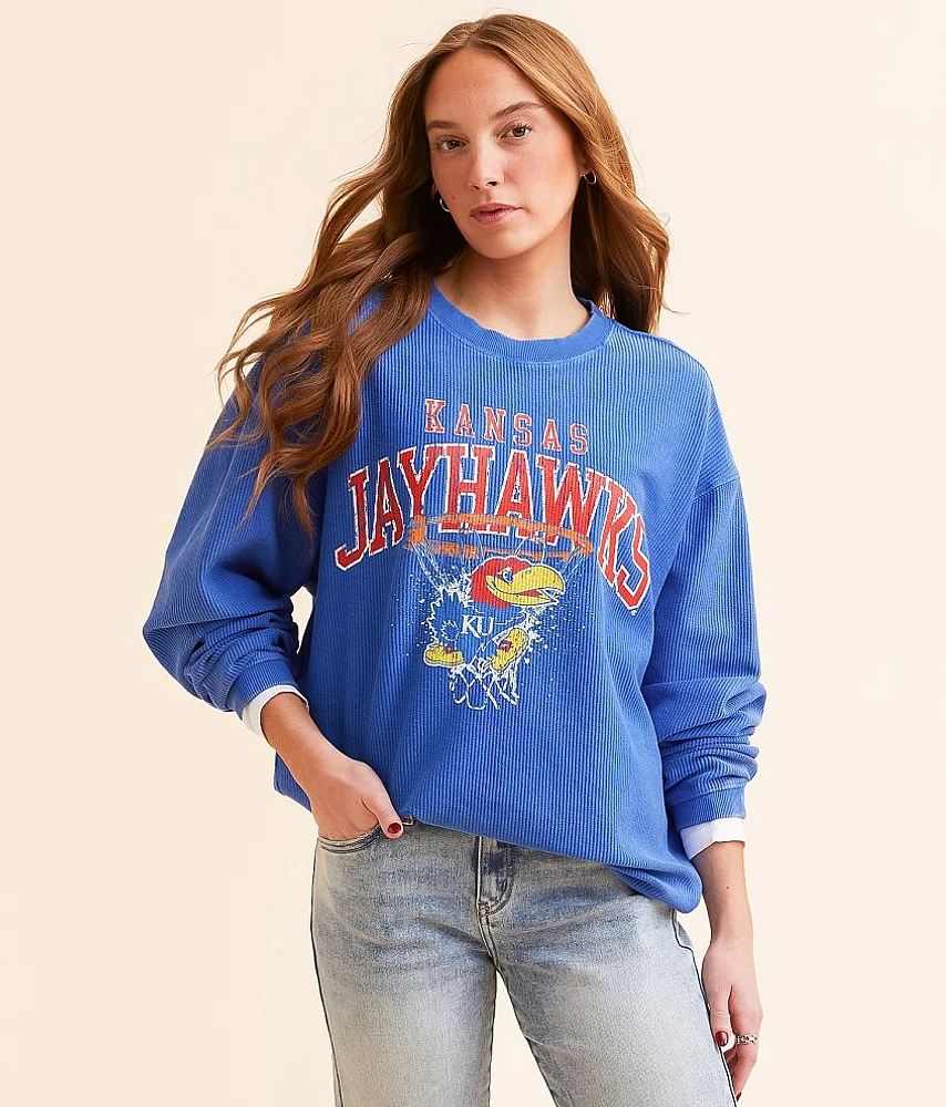 Kansas Swoosh Oversized Pullover