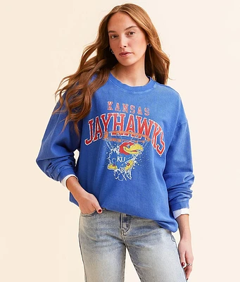 Kansas Swoosh Oversized Pullover