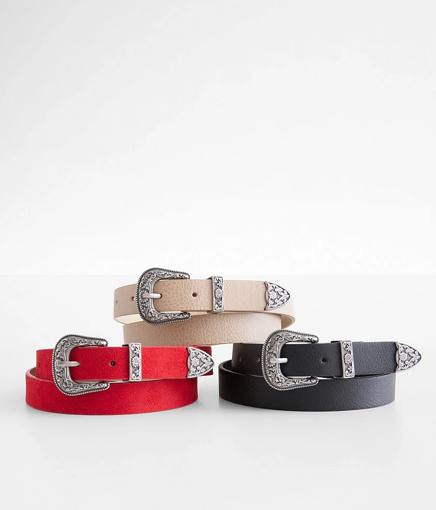 3 Pack Basic Belt Set