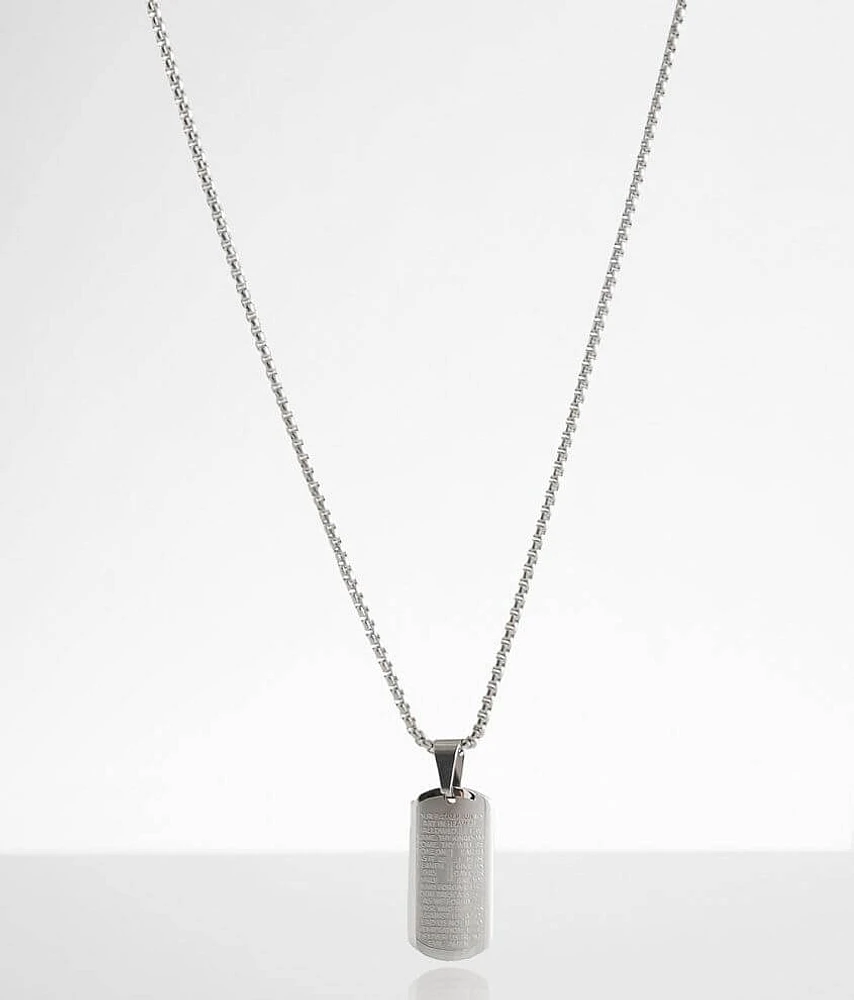 BKE Lord's Prayer 23" Necklace