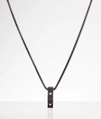 BKE Rhinestone Ring 24" Necklace