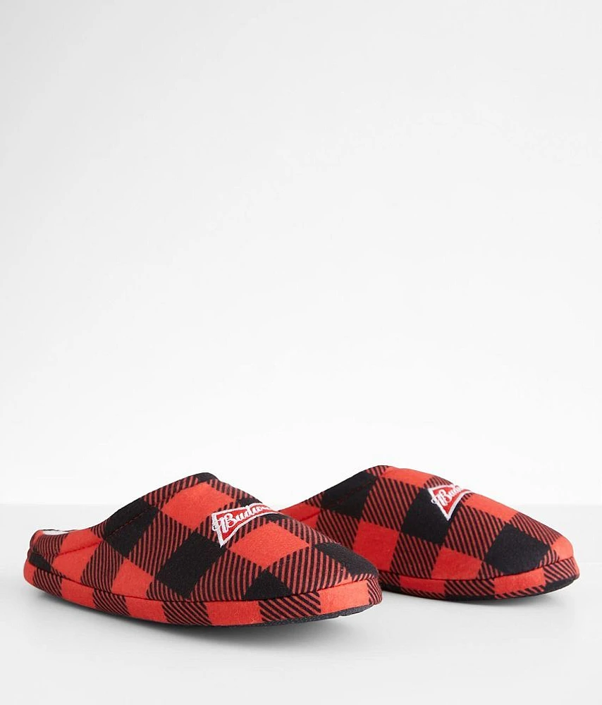 Budweiser® Buffalo Checker Slipper