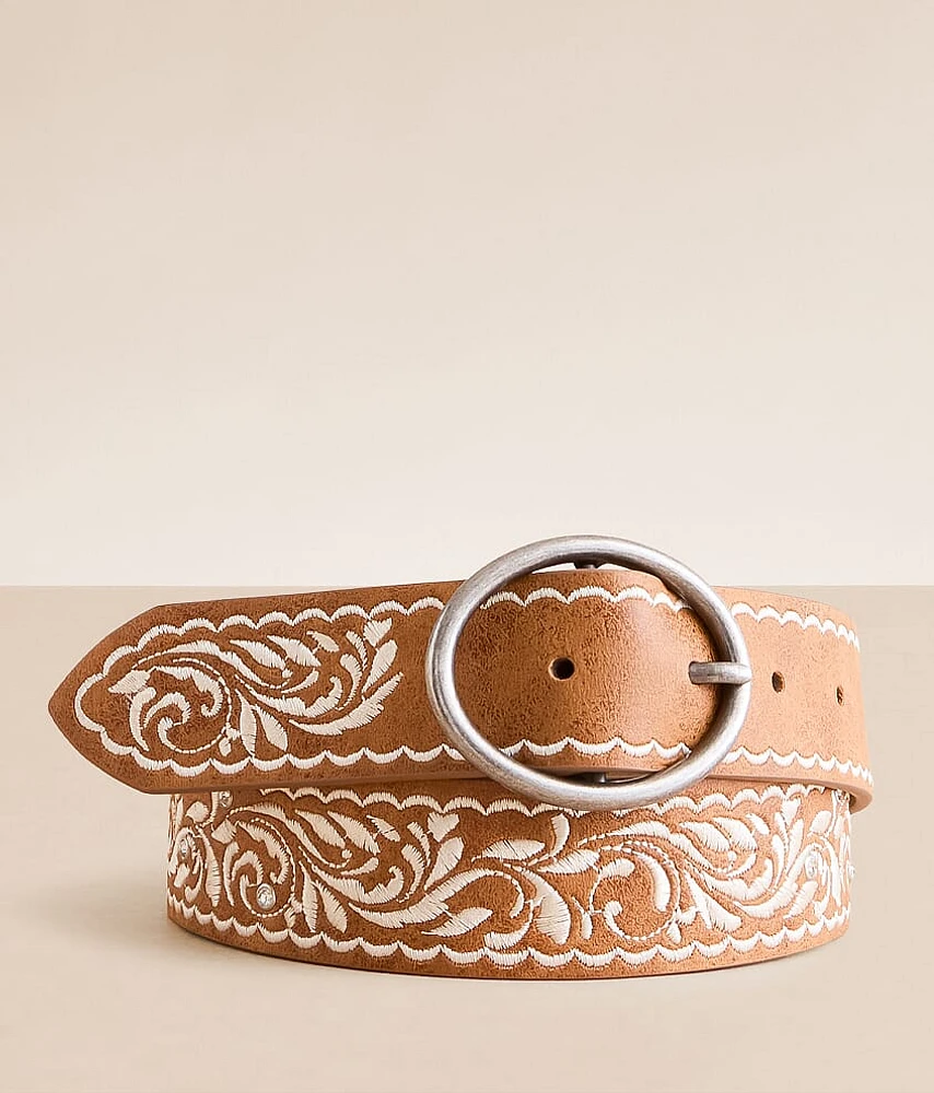 Embroidered Glitz Belt