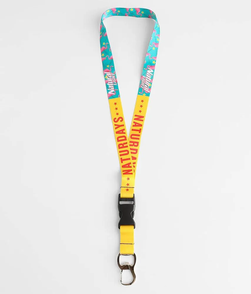 H3 Headwear Natural Light Naturdays Lanyard