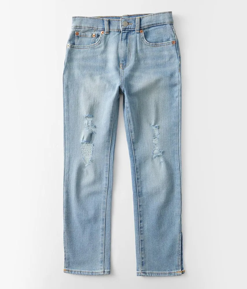 Girls - High Rise Ankle Straight Jean