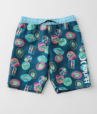 Boys- Hurley Travel Patch Stretch Swim Trunks