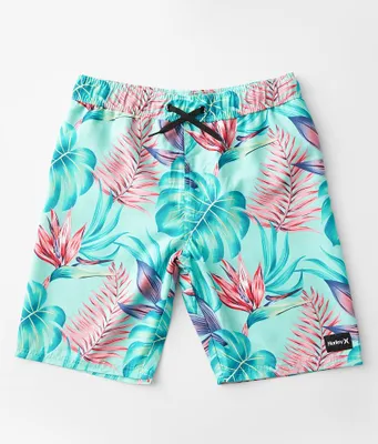 Boys - Hurley Tropical Print Swim Trunks
