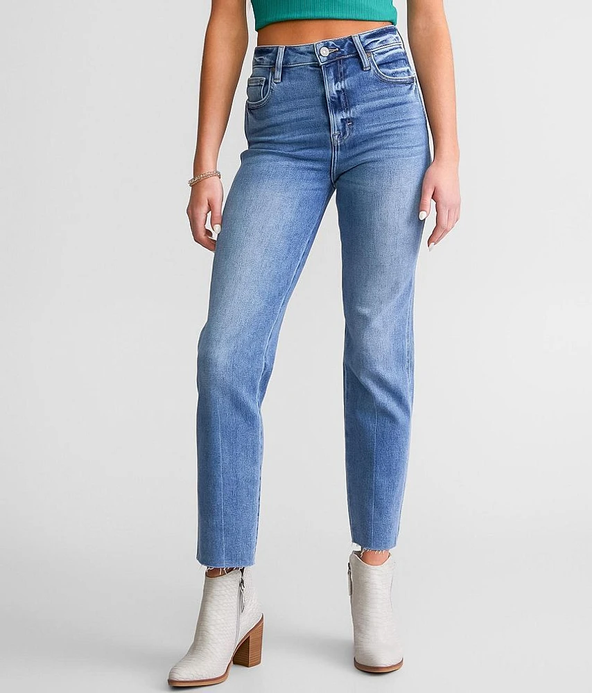 Tracey High Rise Cropped Straight Stretch Jean