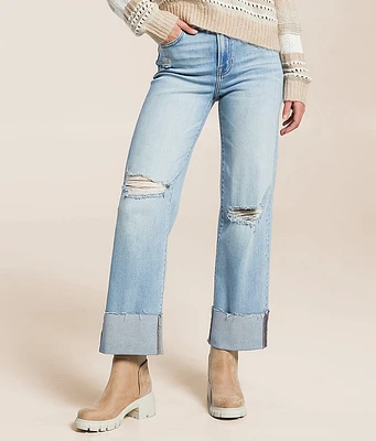 HIDDEN Ella Cropped Straight Stretch Jean