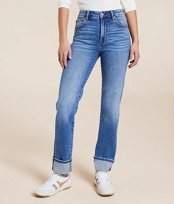 HIDDEN Tracey Cropped Straight Stretch Jean