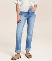 HIDDEN Chloe Cropped Straight Stretch Jean