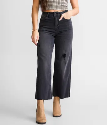 HIDDEN Nori Cropped Wide Leg Jean