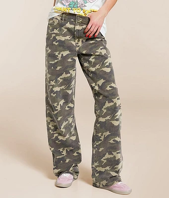 HIDDEN Alyx Low Slung Baggy Camo Stretch Jean