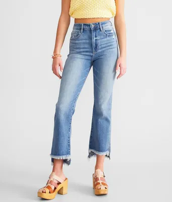 HIDDEN Happi Cropped Split Flare Stretch Jean