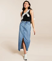 HIDDEN Peyton Denim Maxi Skirt