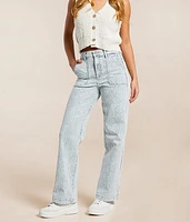 HIDDEN Striped Logan Dad Jean