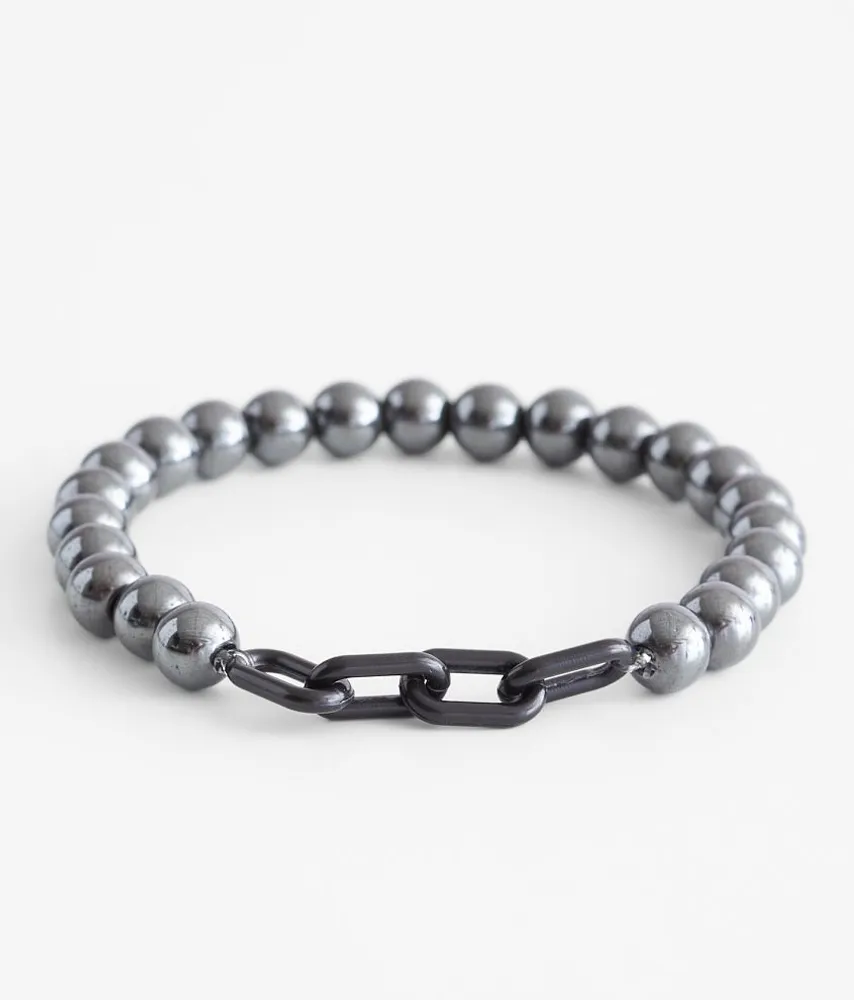 Hematite Beaded Bracelet