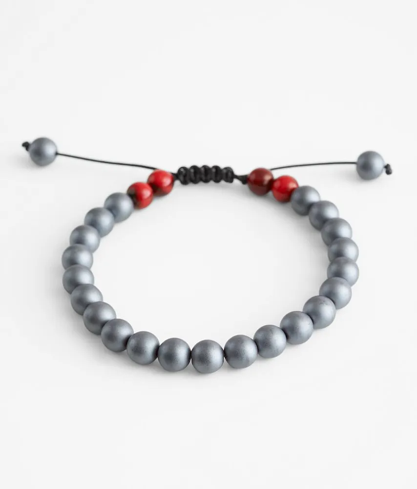Hematite Slider Bracelet