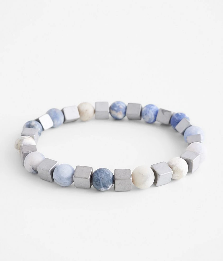 BKE Blue Beaded Bracelet