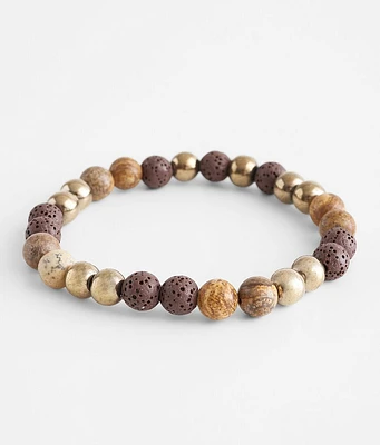 BKE Lava Bead Bracelet
