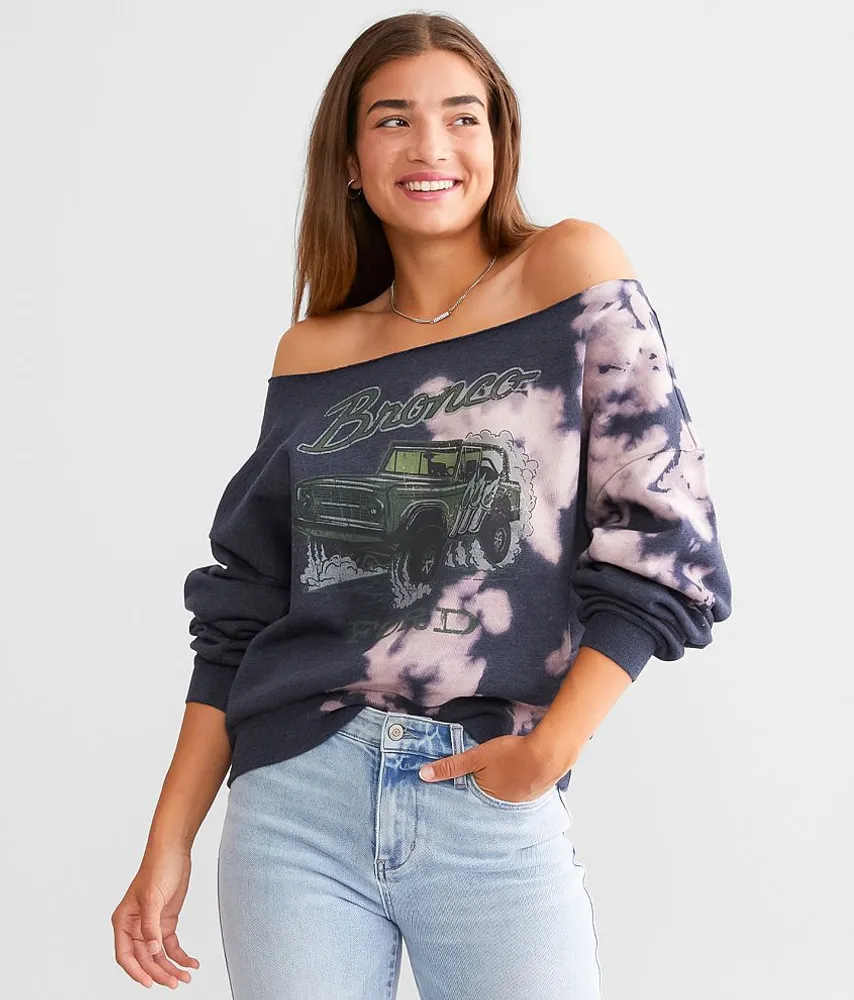 Bronco Off The Shoulder Pullover
