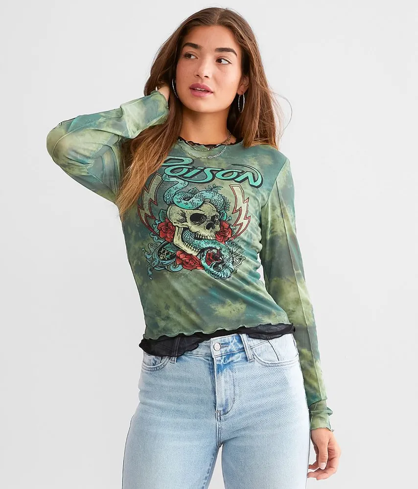 Poison Mesh Band T-Shirt