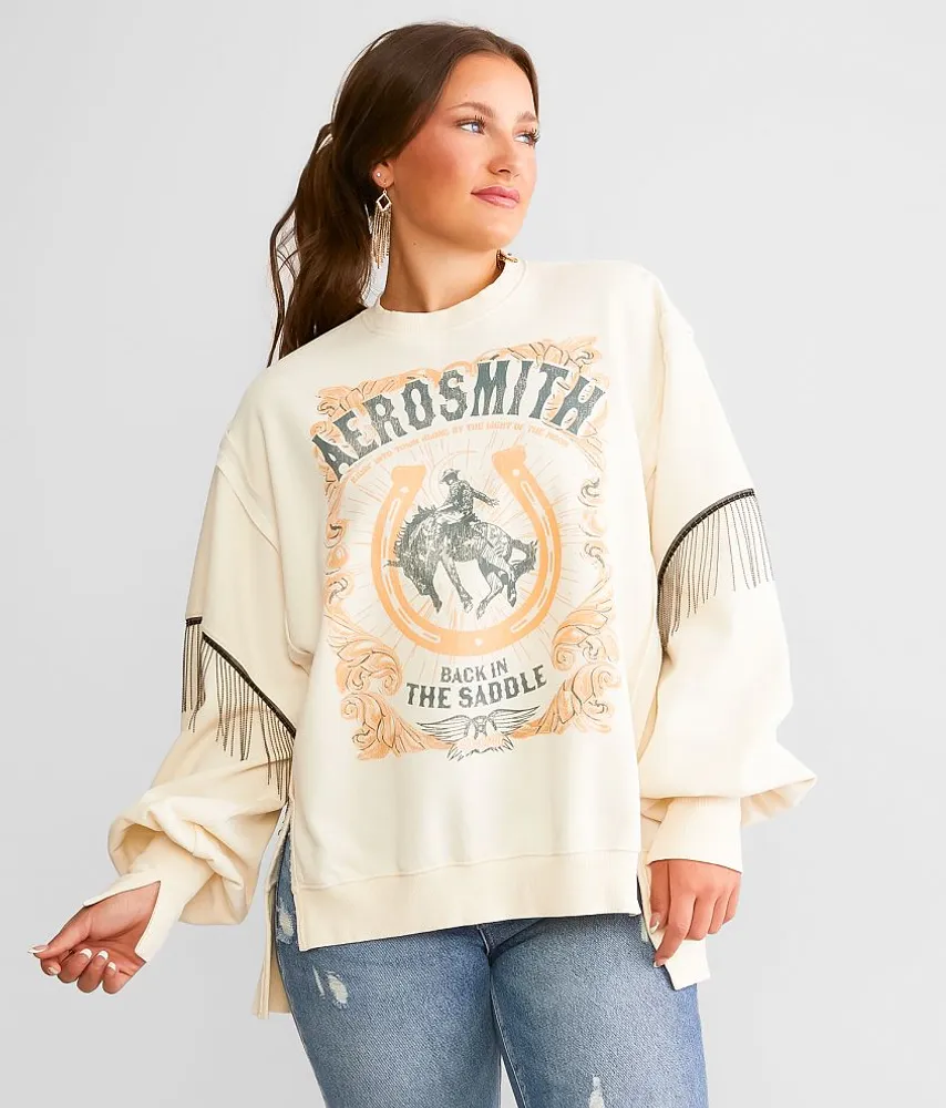 Aerosmith Oversized Band Pullover