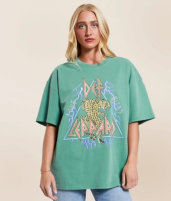 Goodie Two Sleeves Def Leppard Oversized Band T-Shirt