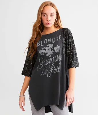 Goodie Two Sleeves Blondie Dreaming Is Free Band T-Shirt