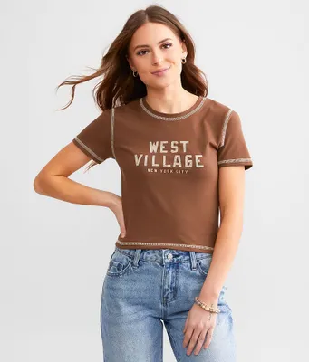 Goodie Two Sleeves Baby Cropped T-Shirt