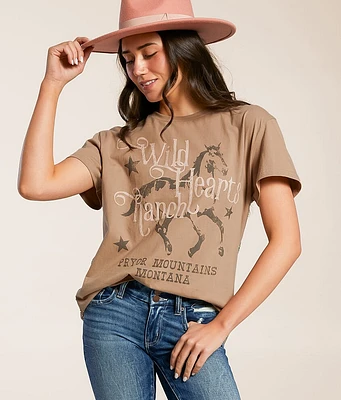 Goodie Two Sleeves Wild Hearts Ranch Oversized T-Shirt