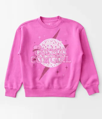 Girls - Goodie Two Sleeves Cosmic Cowgirl Pullover