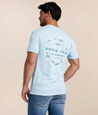 Honey Hole Redfish Hex T-Shirt