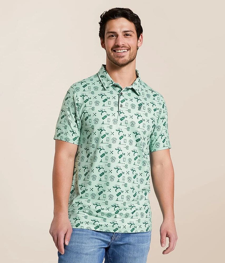 The Weekender Cowboy Golf Performance Polo
