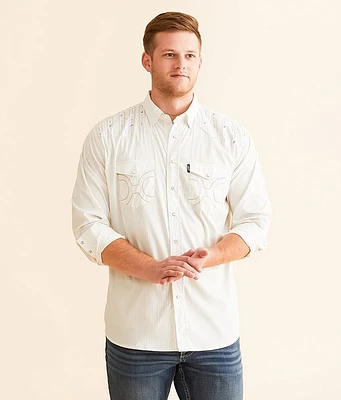 Hooey Dos Sol Western Striped Performance Stretch Shirt