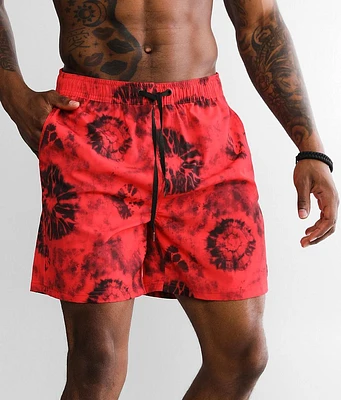 Reef Bob Tie-Dye Stretch Swim Trunks