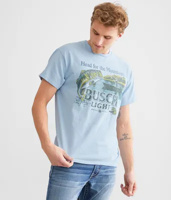 Junkfood Busch Light Head For The Mountains T-Shirt