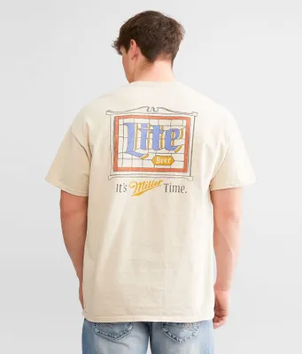 Junkfood Miller Lite Stained Glass T-Shirt