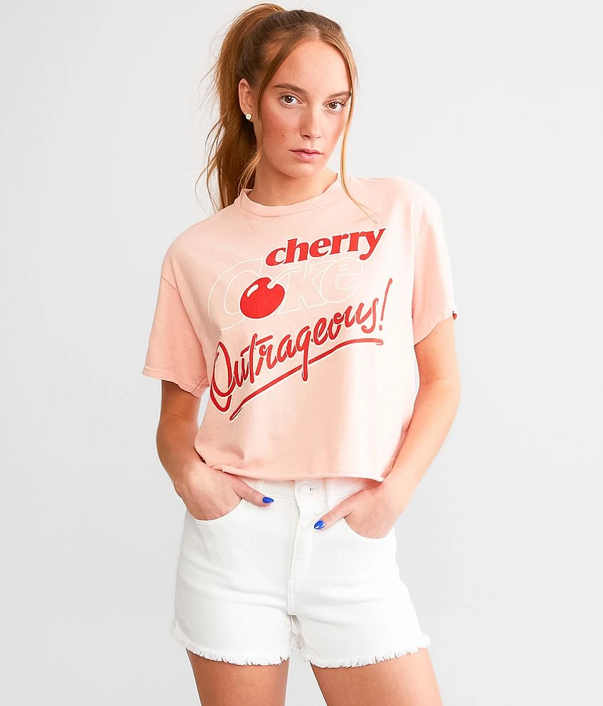 Junkfood Cherry Coke Cropped T-Shirt