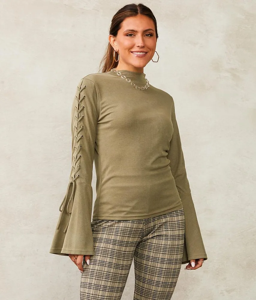 Mock Neck Top