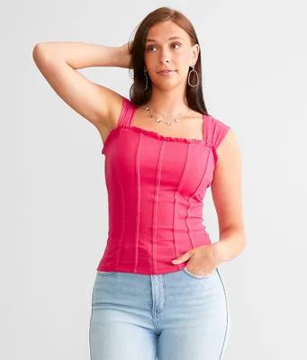 Willow & Root Corset Tank Top