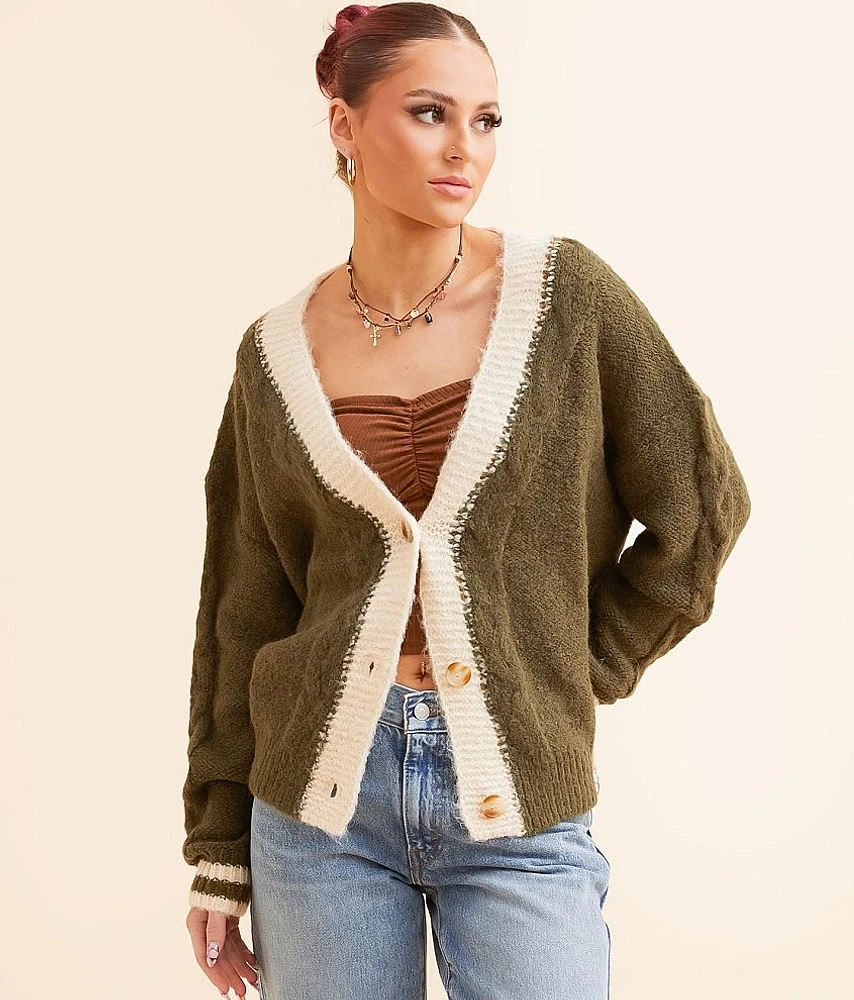 Eyelash Cardigan Sweater