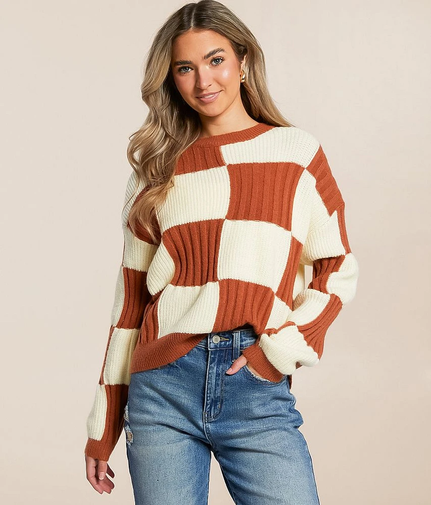 Checkered Sweater