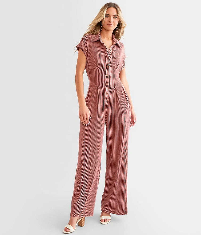 Illa Illa Ribbed Knit Jumpsuit