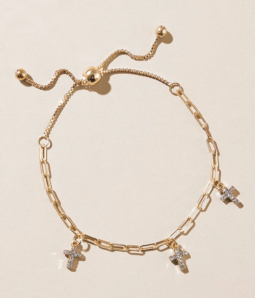 Glitz Cross Bracelet
