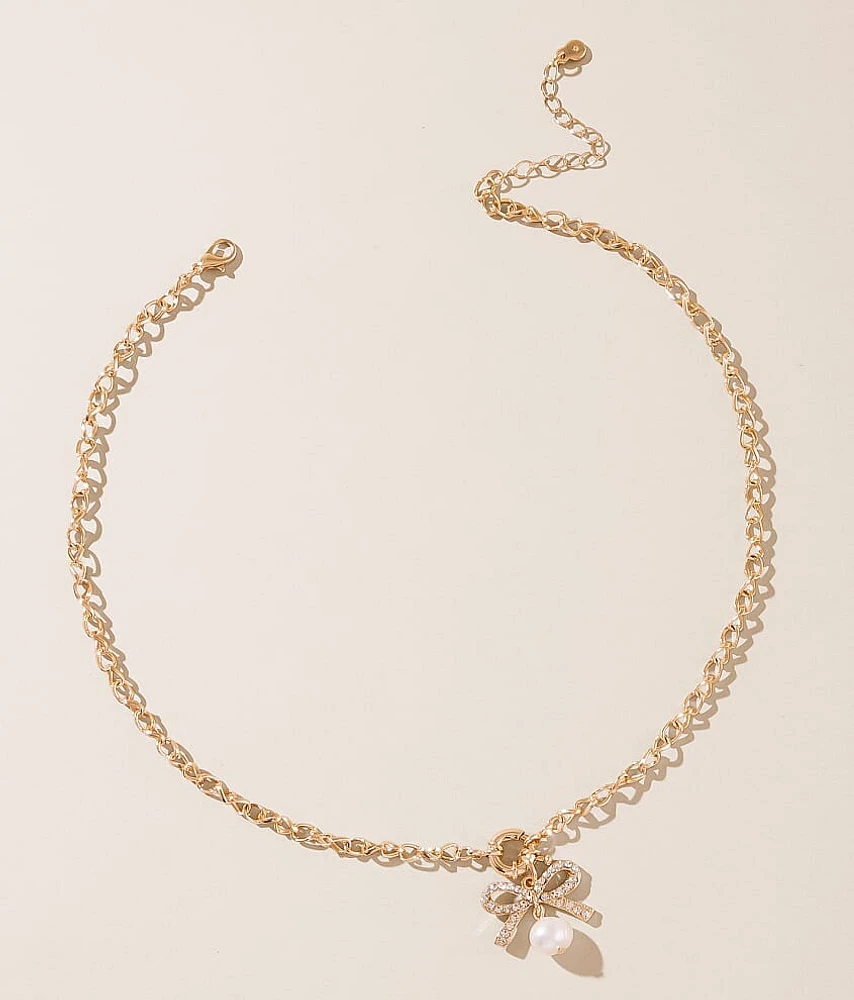 Glitz Bow Necklace